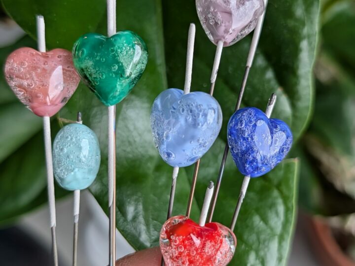 Pendentif en forme de cœur